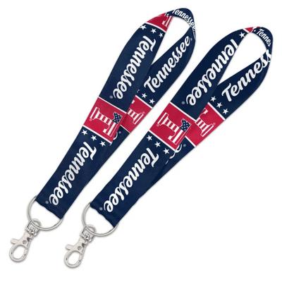 Tennessee 1 In Patriotic Key Strap