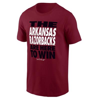 Arkansas Nike 2025 CWS Dugout Cotton Tee