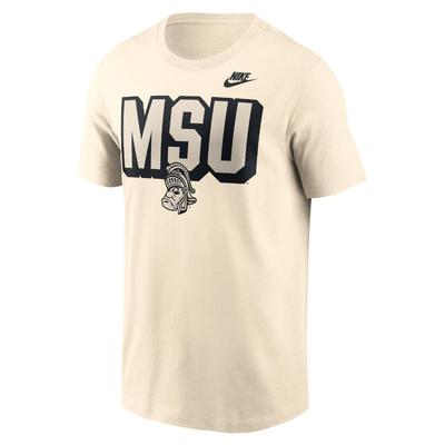 Michigan State Nike Legacy Pinwheel Lockup Cotton Tee