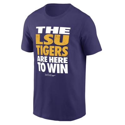 LSU Nike 2025 CWS Dugout Cotton Tee