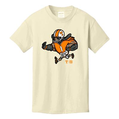 Tennessee YOUTH Smokey Stiff Arm Football Tee