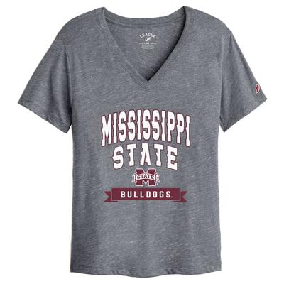 Mississippi State League Women`s Intramural Boyfriend Tie Breaker V-Neck Tee