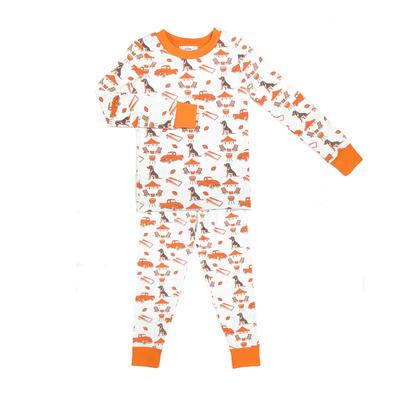 Ishtex Toddler Hound Dog Tailgate PJ Set