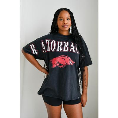 Arkansas Gameday Social Southern Split Band Tee