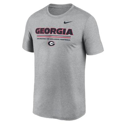 Georgia Nike Dri-Fit Legend Stripe Stack Tee