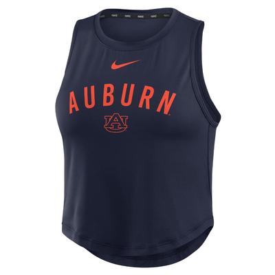 Auburn Nike Women's One Dri-Fit Crop Tank