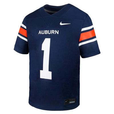 Auburn Nike YOUTH #1 Replica Football Jersey