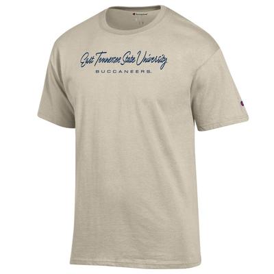 ETSU Champion Women's Wordmark Script Mascot Tee