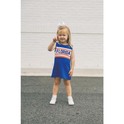 Florida Scarlet and Gold Toddler Cheer Dress