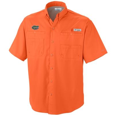 Florida Columbia Short Sleeve Tamiami II Woven ORANGE