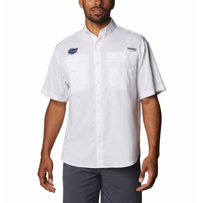 Florida Columbia Short Sleeve Tamiami II Woven WHITE