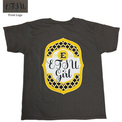 ETSU Girls Framed Pattern Tee