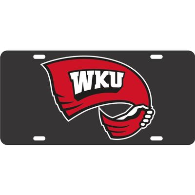 Western Kentucky Reflective Logo License Plate