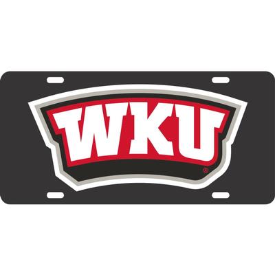 Western Kentucky Reflective Logo License Plate