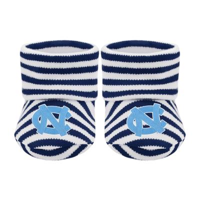 Carolina Infant Striped Booties