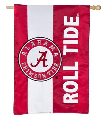 Alabama Crimson Tide Striped House Flag