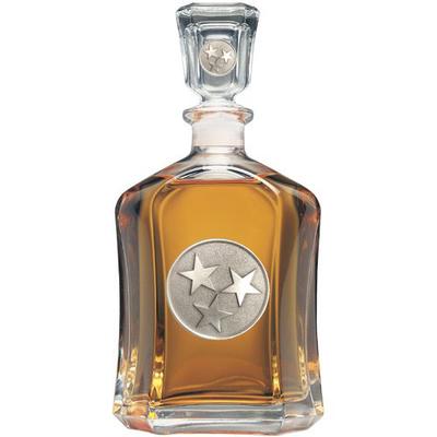 Tennessee Heritage Pewter Tristar Capitol Decanter