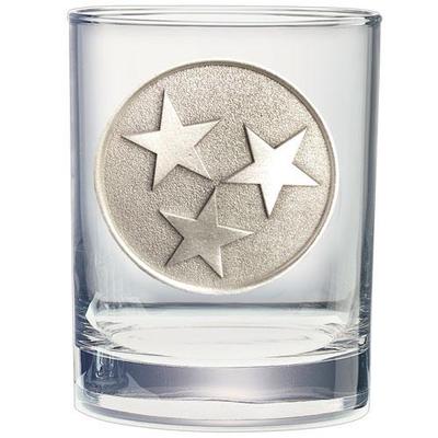 Tennessee Heritage Pewter Tristar 14 Oz Double Old Fashioned Rocks Glass