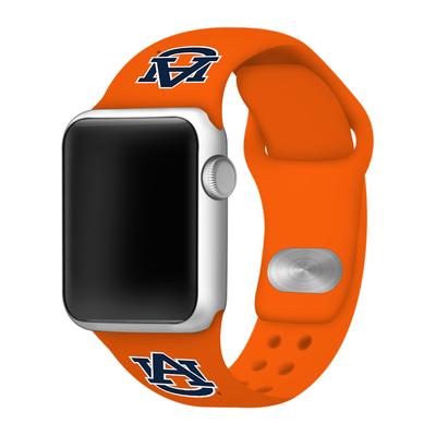 Auburn Apple Watch Silicone Sport Band 38mm