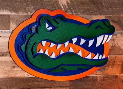 Florida Hex Head 3D Metal Logo Sign