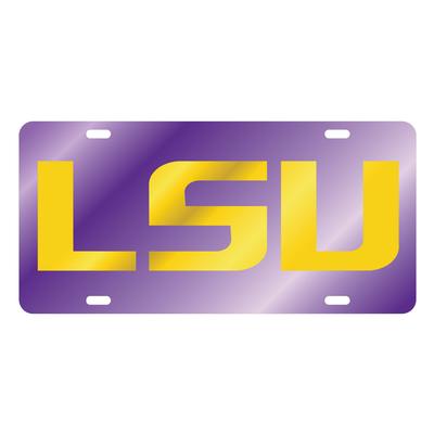 LSU Logo License Plate