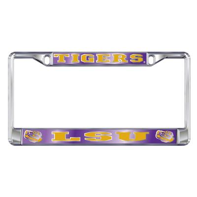 LSU Tigers License Plate Frame