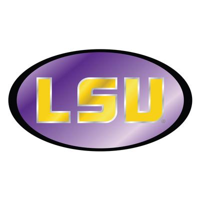 LSU Domed Mirror Hitch Cover