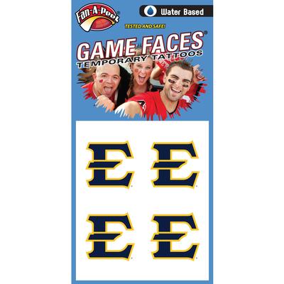 ETSU Water Based Face Tattoos