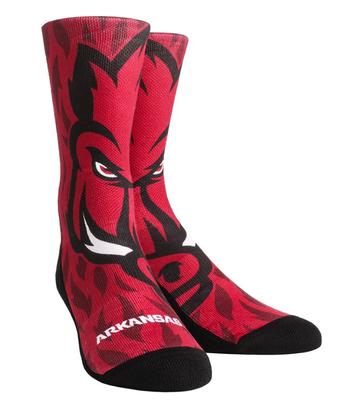 Arkansas Rock'em Mascot Series Crew Socks