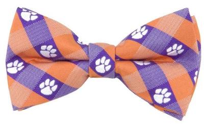 Clemson Check Bowtie