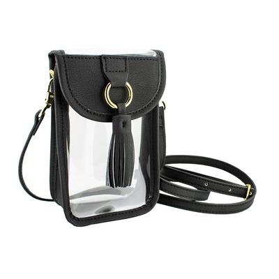 Capri Designs Cell Phone Crossbody Clear Bag