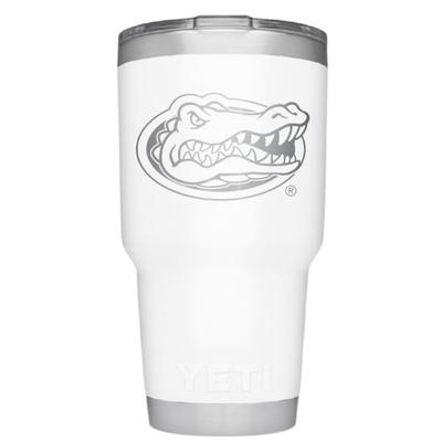 Florida Yeti 30oz White Powder Coated Rambler