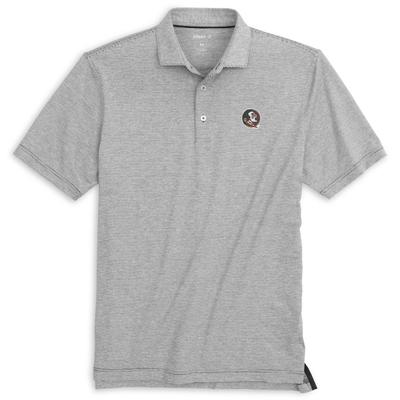 Florida State Johnnie-O Men's Lyndon Polo CHARCOAL