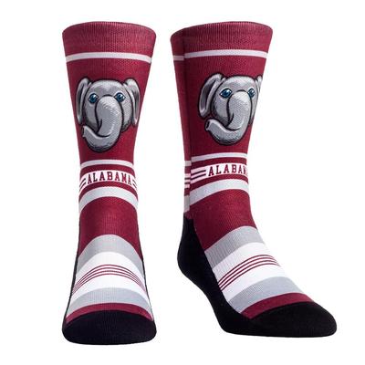 Alabama Rock 'Em Mascot Single Face Socks