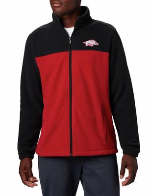 Arkansas Columbia Men's Flanker III Fleece Jacket