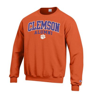 Clemson Screen Fleece Alumni Crew Neck