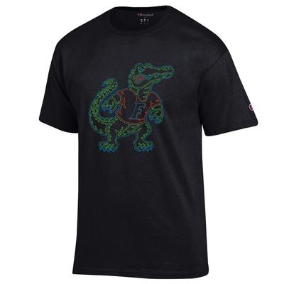 Florida Neon Standing Gator Tee