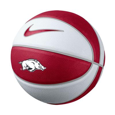 Arkansas Nike Mini Rubber Basketball