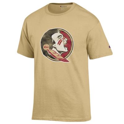 Florida State Champion Giant Seminole Head Logo Tee