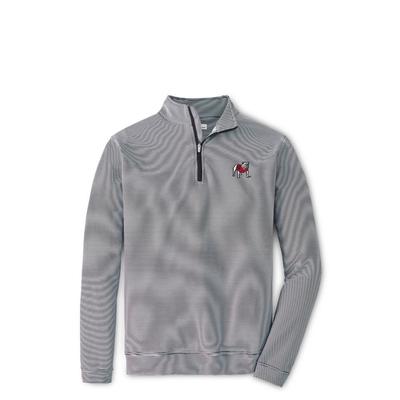 Georgia Peter Millar Perth Stripe Stretch 1/4 Zip