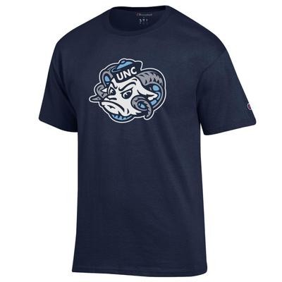 UNC Champion Secondary Ram Head Tee