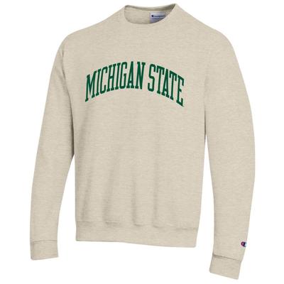 Michigan State Arch Logo Crew Fleece Pullover