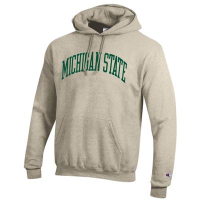 Michigan State Champion Fleece Screen Print Arch Hoodie