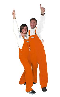 Orange Adult Game Bibs