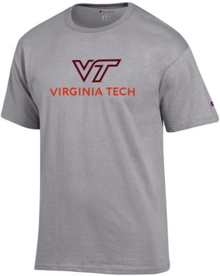 Virginia Tech Champion Institutional Mark T-Shirt OXFORD