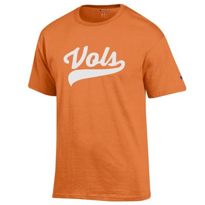 Tennessee Champion Men's Vols Script Tee Shirt