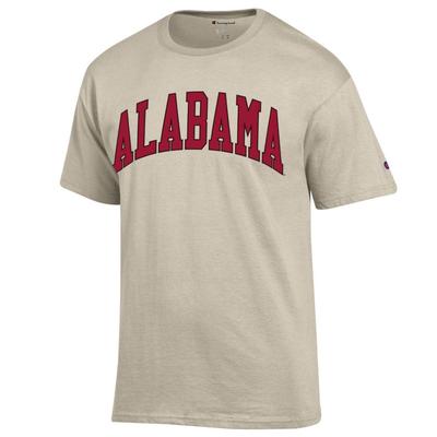 Alabama Champion Men's Arch Tee OATMEAL