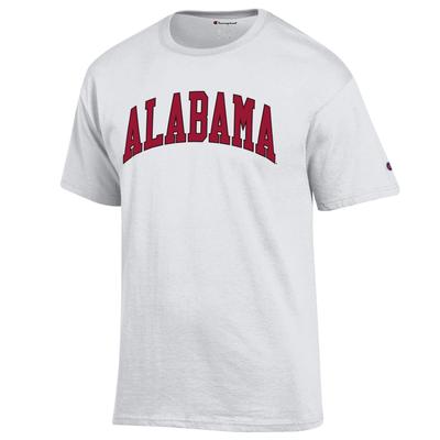 Alabama Champion Men's Arch Tee WHITE