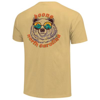 Boone Retro Bear with Glasses Short Sleeve Comfort Colors Tee