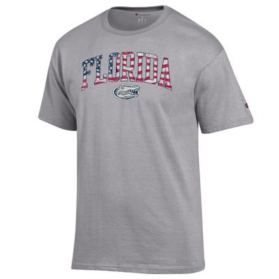 Florida Champion Arch Flag Fill Americana Tee